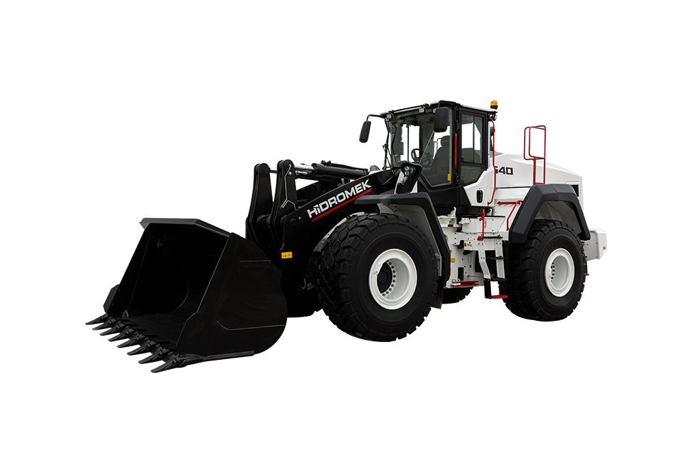 Cargadora de ruedas Hidromek