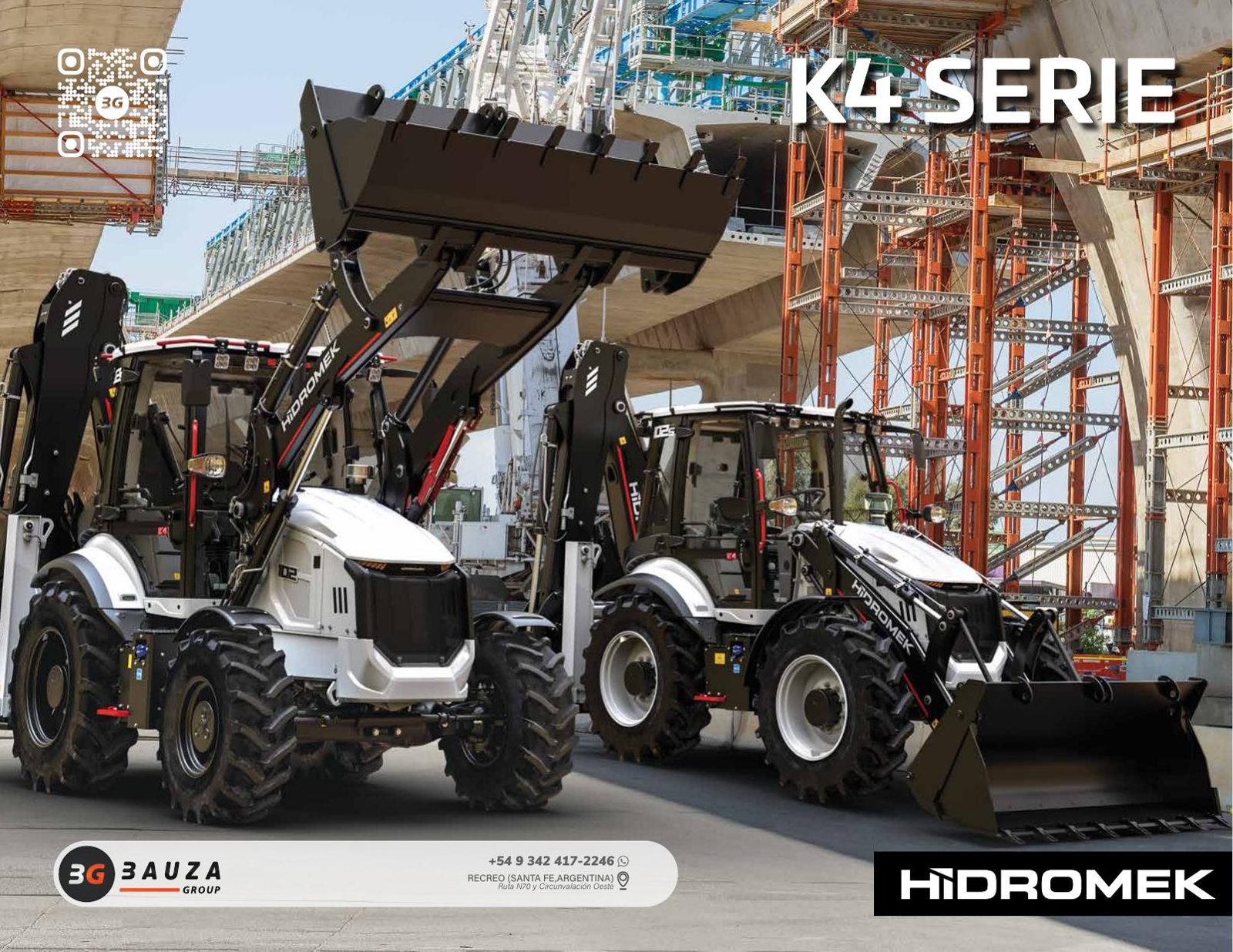 Retroexcavadora HIDROMEK HMK 102 B Alpha