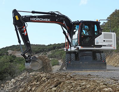 Excavadora de ruedas HIDROMEK HMK 140 W