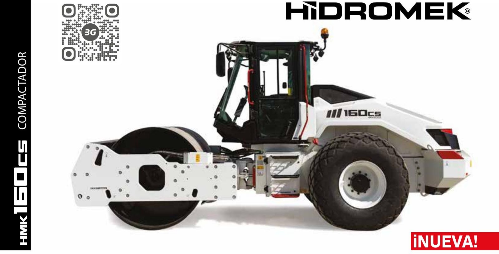 Compactador de suelo HIDROMEK HMK 160 CS