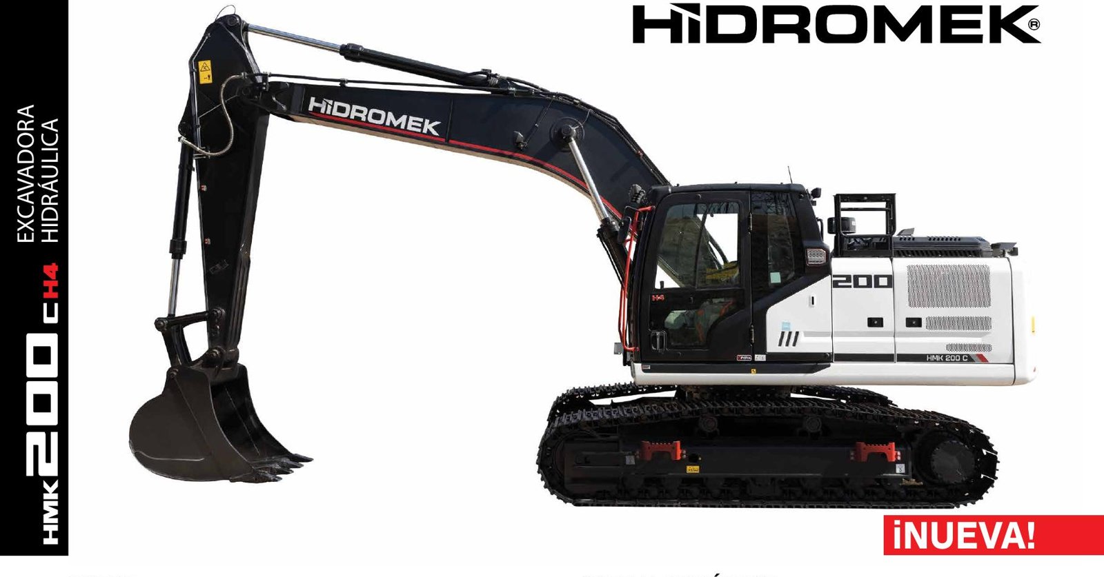 Excavadora sobre orugas HIDROMEK HMK 200 C