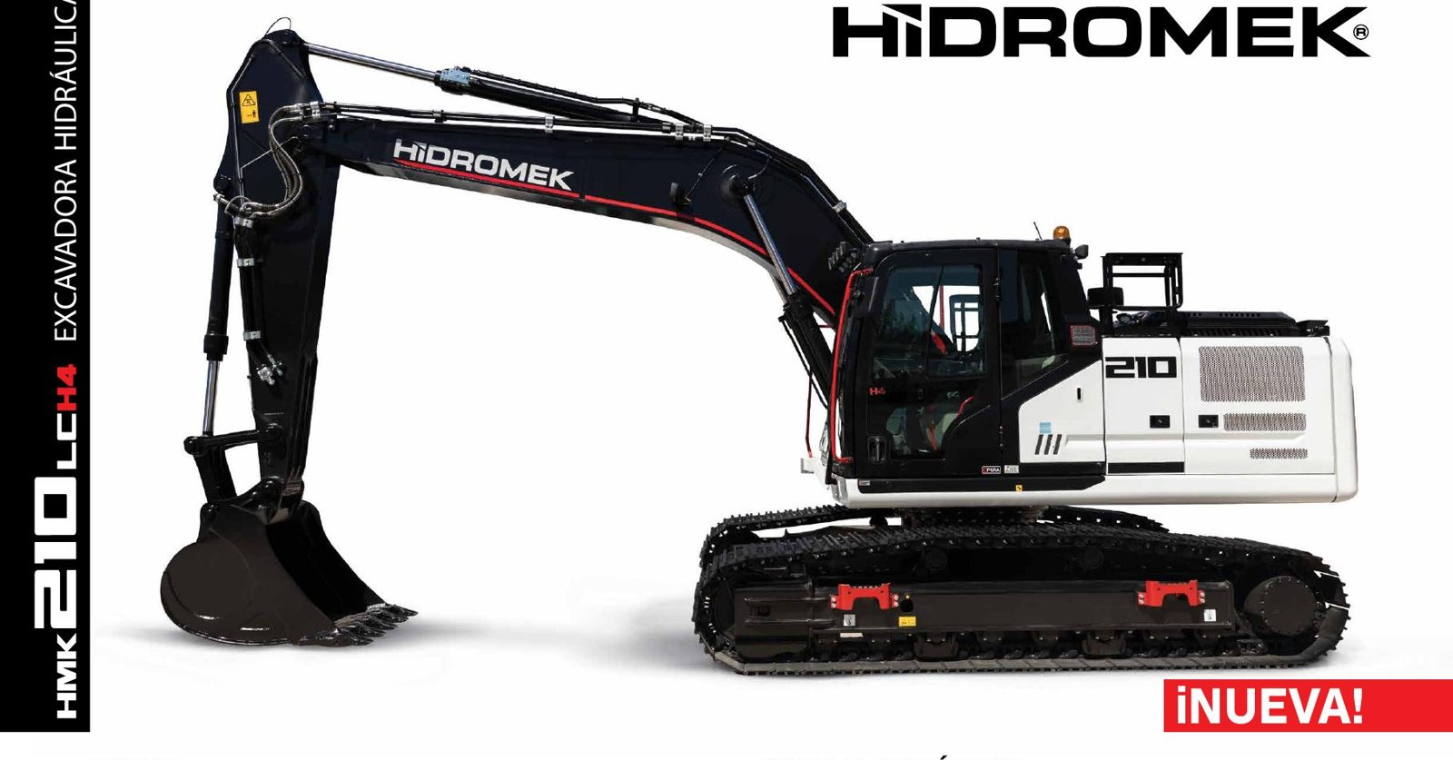 Excavadora sobre orugas HIDROMEK HMK 210 LC