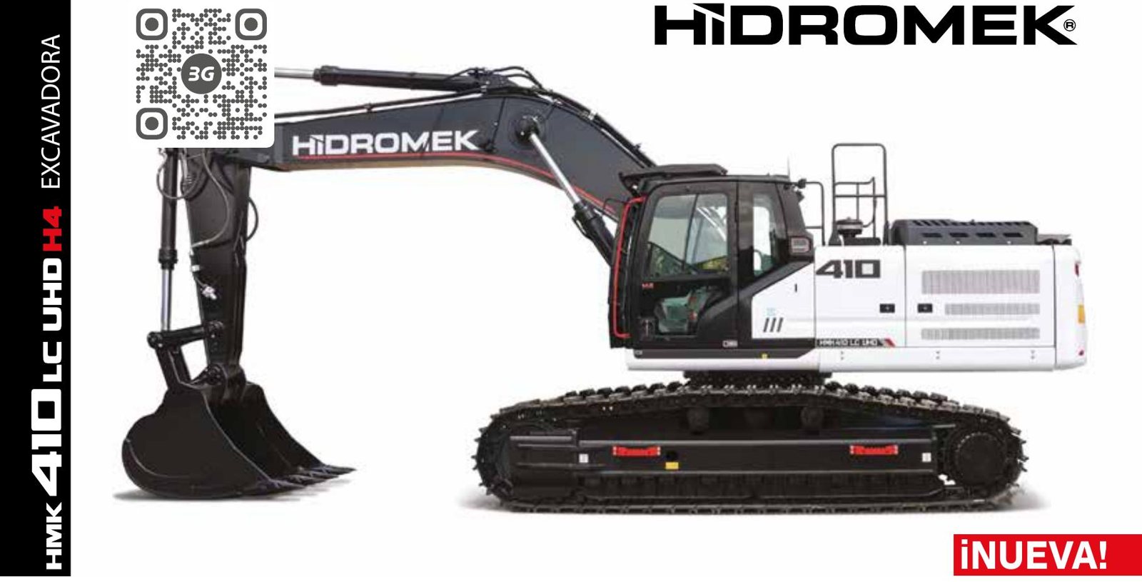 Excavadora sobre orugas HIDROMEK HMK 410 LC UHD