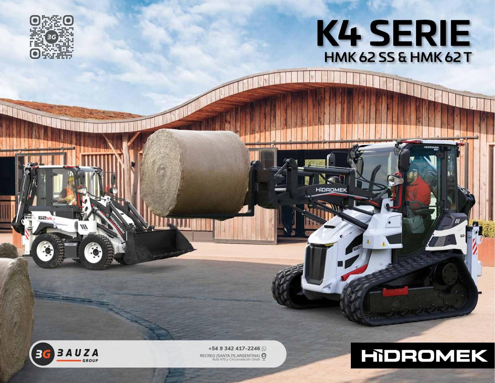 Retroexcavadora HIDROMEK HMK 62 T