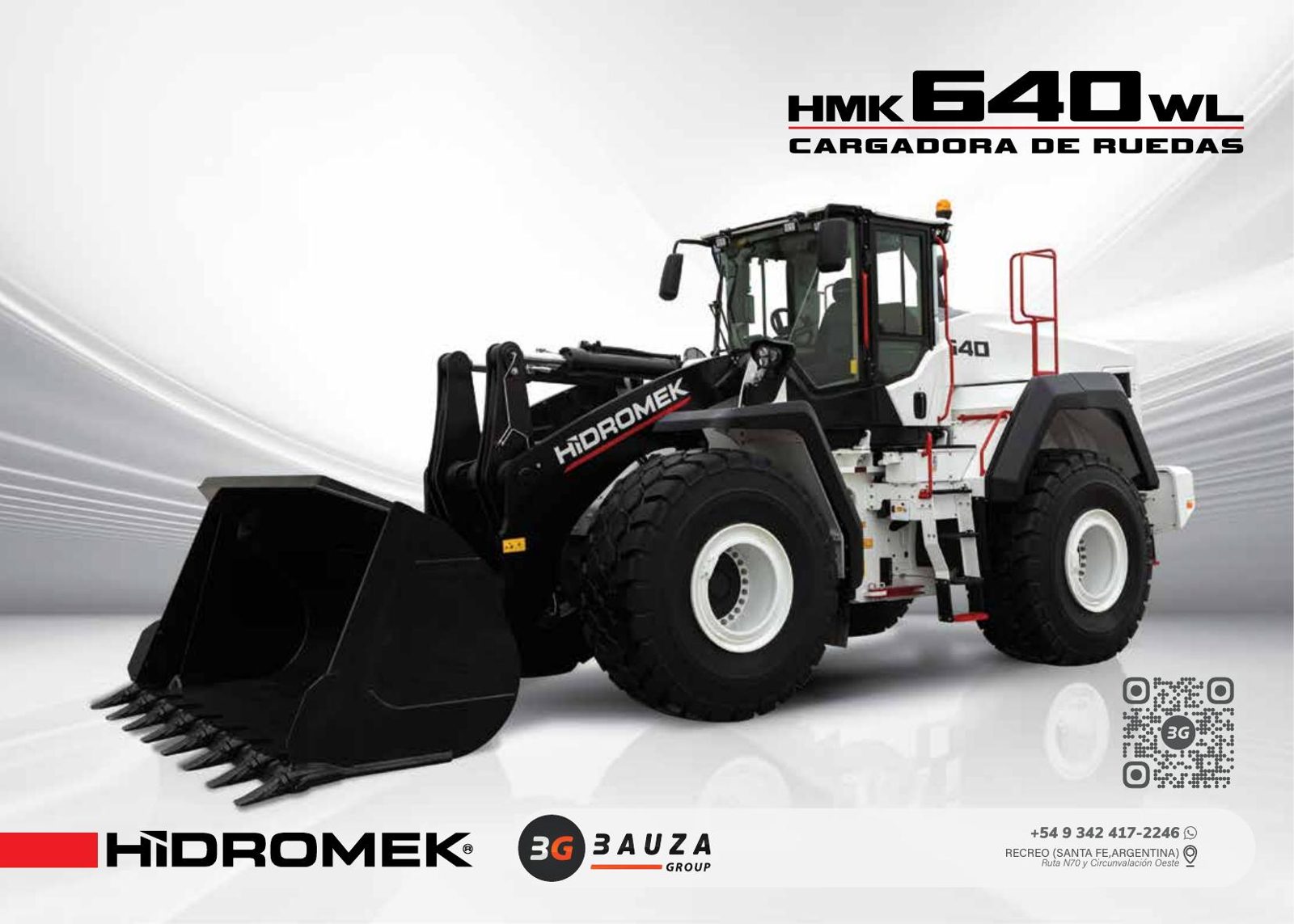 Cargadora de ruedas HIDROMEK HMK 640 WL