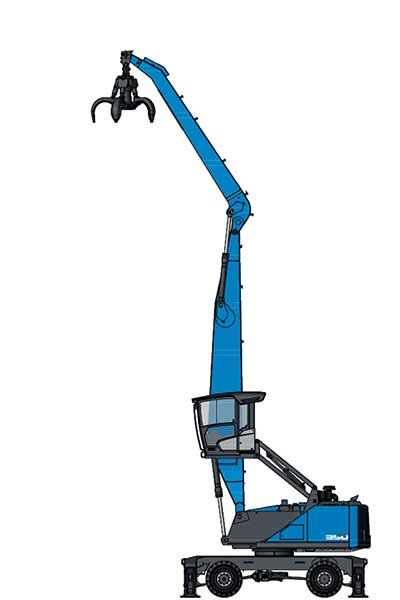 Manipulador de material TEREX MHL850 F