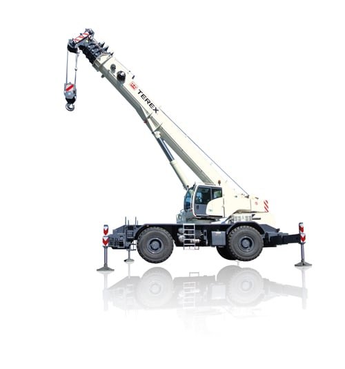 Grúa rough terrain TEREX Quadstar 1075L